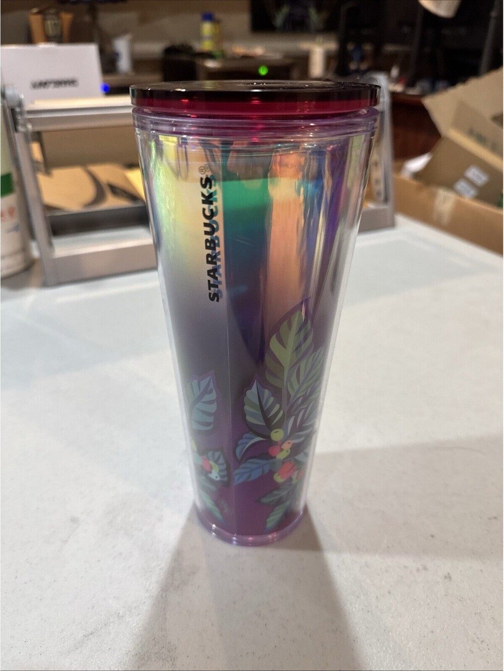 Starbucks 24 Ounce Tumblers Multicolor never used.  no straw